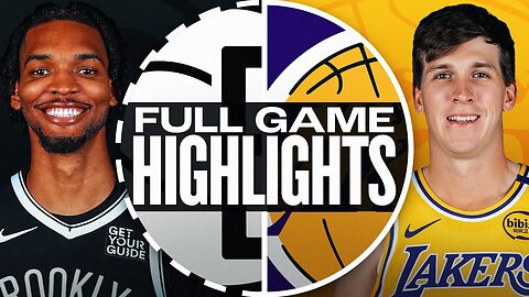 NETS at LAKERS | FULL GAME HIGHLIGHTS | January 18 2025