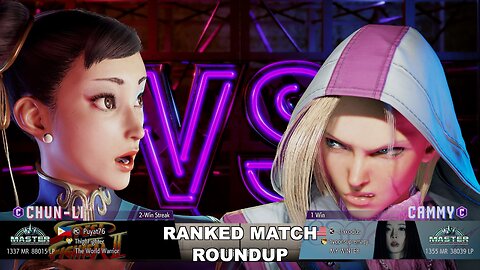 Kuya Kalbo SF6 Ranked Match Roundup. Chun Li Master Rank [Hori Fight Stick]