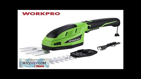 WORKPRO 3.6V 2 in 1 Handheld Hedge Trimmer Electric Grass Trimmer Hedge Review