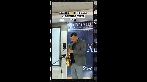 Experience the soulful sounds of the saxophone 🎷 performed live