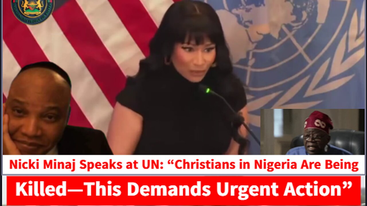 Nicki Minaj at UN: “Stop the K*lling of Christians in Nigeria—This Is a Global Emergency”