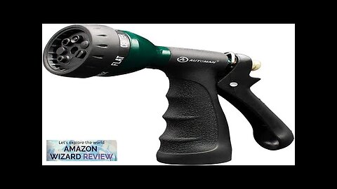 AUTOMAN-Garden-Hose-Nozzle Metal Water Spray Nozzle with Heavy Duty 7 Adjustable Watering Review