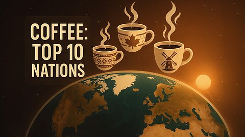 The top 10 coffee-consuming countries around the globe