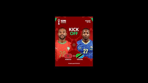 MOROCCO VS TANZANIA : 2025 CAF AFRICA CUP OF NATIONS ROUND OF 16 MATCH LIVE WATCH-ALONG