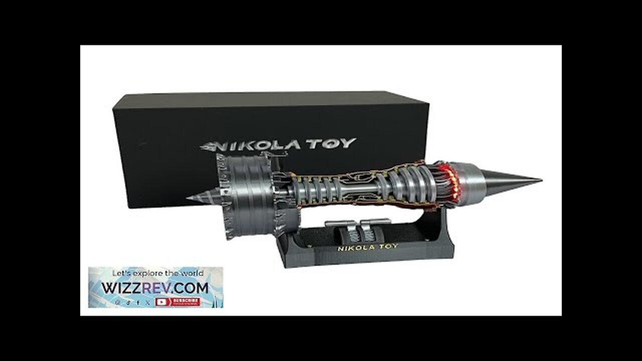 NIKOLATOY Small Size 24cm Turbofan Engine Model Decoration Science Discovery Toys Review