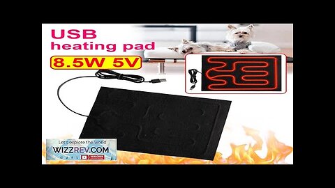 USB Heating Pad Folding Heating Sheet Car Seat Heating Cushion Warmer Waterproof Review