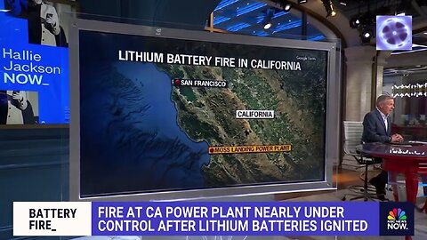 CALIFORNIA LITHIUM BATTERY PLANT GOES UP IN FLAMES