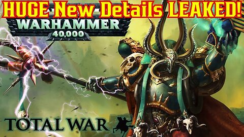 Total War: Warhammer 40k Gets HUGE New Details Leaked! Mechanics Factions And MORE!