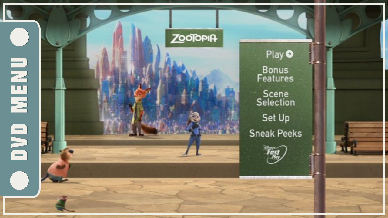 Zootopia - DVD Menu