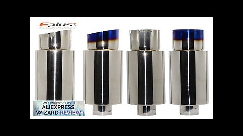 EPLUS Car Exhaust Straight Pipe Muffler Tail Pipe Universal High Quality Stainless Review