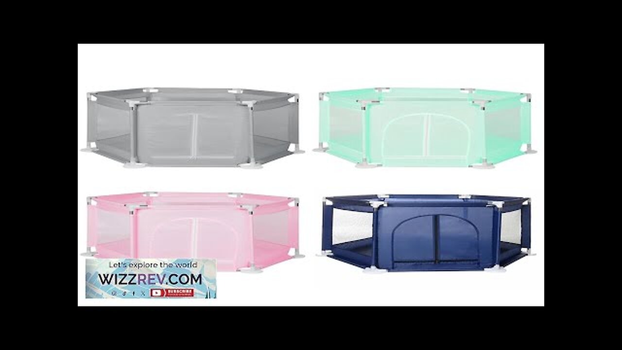 Comomy 6 Sided Baby Playpen for Babies Baby Playard Infants Toddler 6 Review