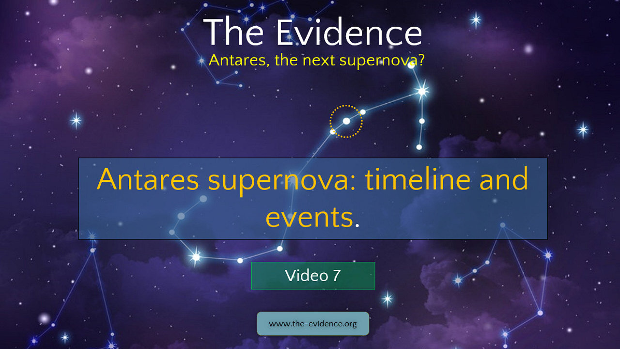 7 - The Evidence – Antares supernova: timeline and events - FULL HD