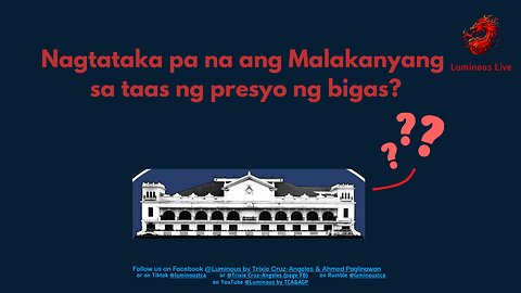 Malacanang still looking for the solution to rice prices