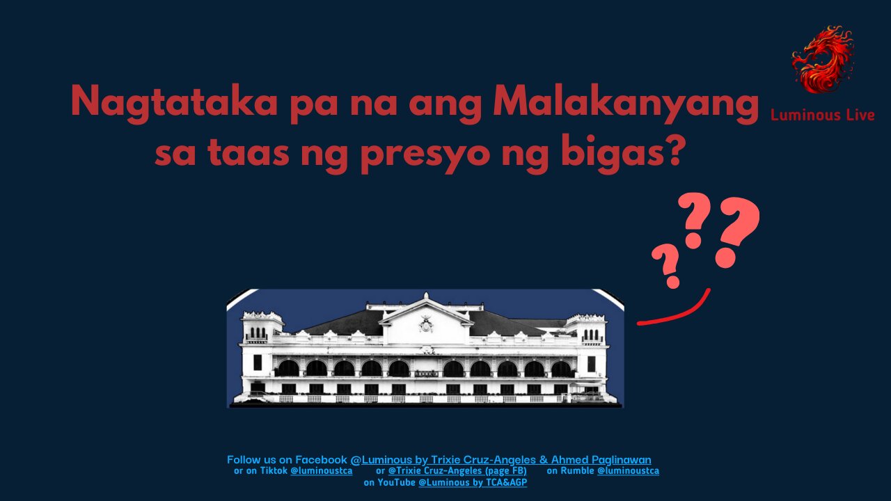 Malacanang still looking for the solution to rice prices