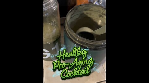 My Healthy Pro-Aging Cocktail🍉🍓You’ve Gotta Try For Yourself! (Links Below)