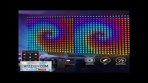 2024 New 3*3M 400LEDs Curtains Lights Garland RGB Smart APP Control DIY Review