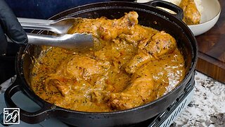 Easy and Creamy Smothered Chicken Dinner#