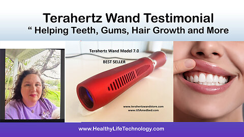 How the Terahertz Wand Helped with Mouth, Teeth, Gums and Hair Growth