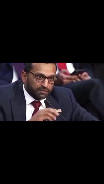 Kash Patel: "you got two minutes"