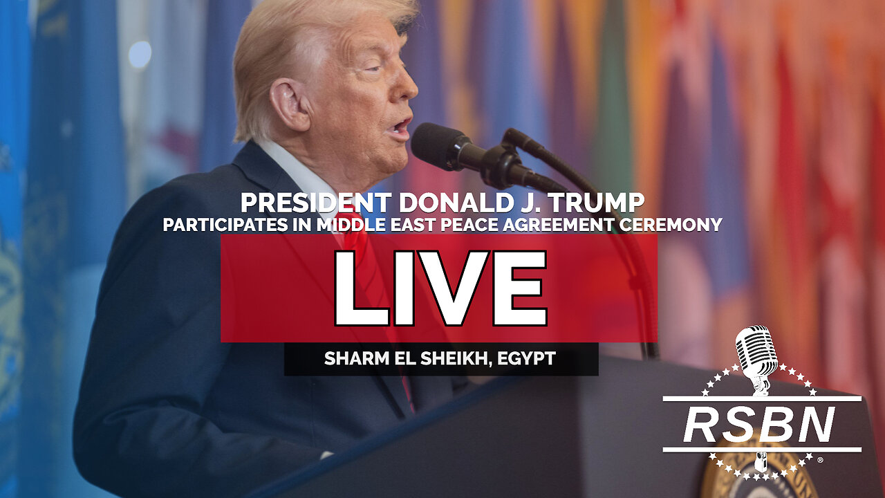 LIVE: President Trump Participates in Middle East Peace Agreement Ceremony - 10/13/25