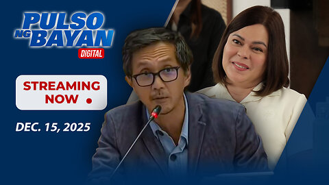 LIVE: Pulso ng Bayan kasama si Admar Vilando at Mj Mondejar | December 15, 2025