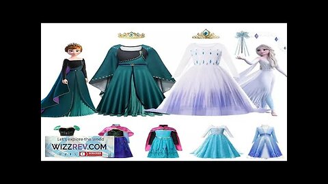 Disney Frozen Costume Princess Dress for Girls White Sequined Mesh Ball Gown Review