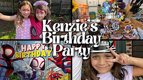 Mackenzie's Team Spidey Birthday Party!! HAPPY BIRTHDAY!