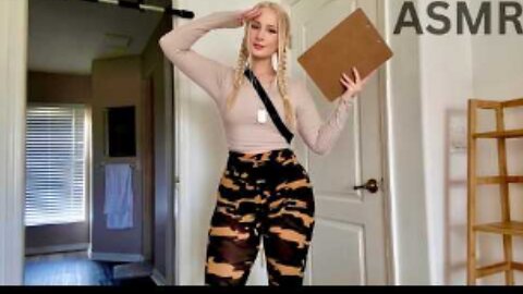 US Army Recruiter Gives You Massage - ASMR *you enlist*