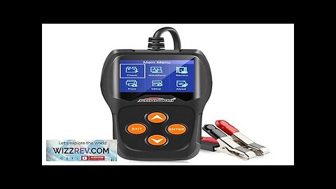 KONNWEI KW600 12V Car Battery Tester Analyzer 100 to 2000CCA Cranking 30- Review