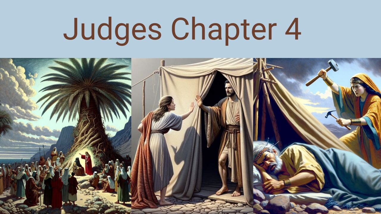 Judges 4 : Deborah the Judge, Barak the Army Commander & Jael and the Tent Peg