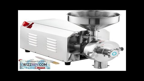 VEVOR Grain Grind Mill Grain Grinding Machine 3000W Food Processing Machinery Review