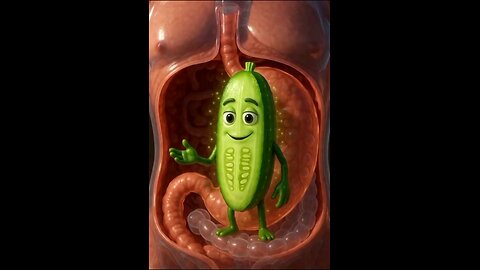 🥒Inside Your Stomach: How Cucumber Works Its Magic! ✨