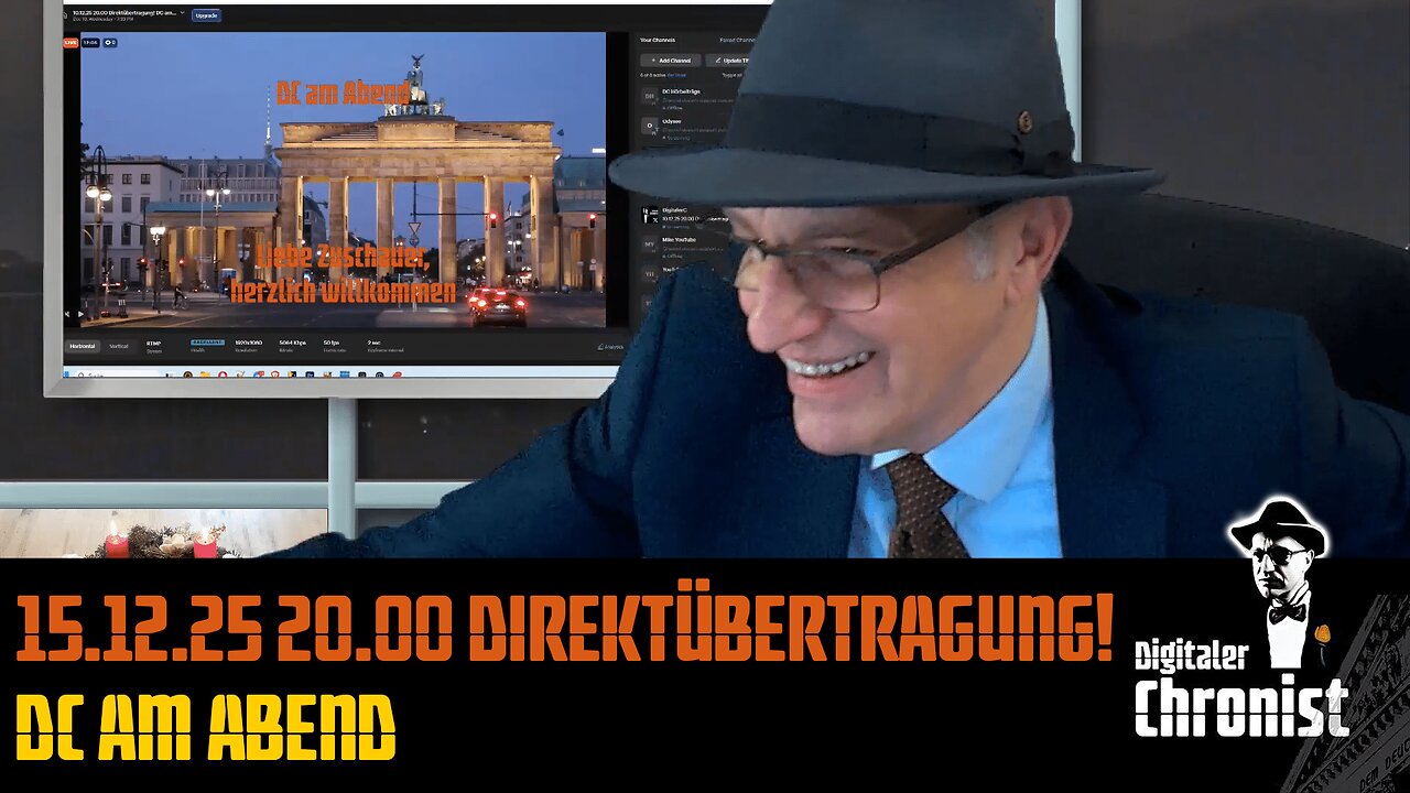 Aufzeichnung vom 15.12.25 Direktübertragung! DC am Abend
