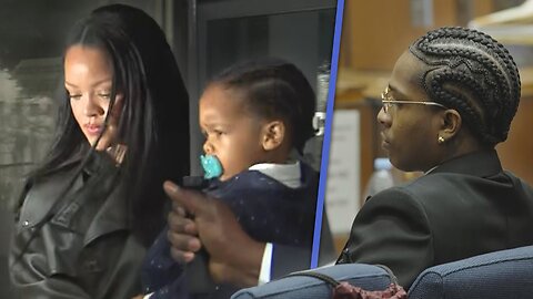 A$AP Rocky Trial: Rihanna Makes Surprise Appearance With Sons for Closing Arguments