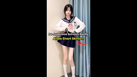 Do Japanese Schools Really Allow Short Skirts?! #Japan
