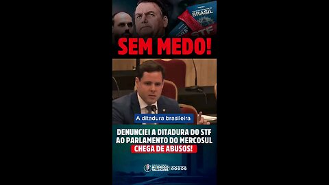 Deputado Rodrigo Valadares Denuncia a Ditadura Judicial Brasileira no Parlamento do Mercosul🇧🇷🇺🇲