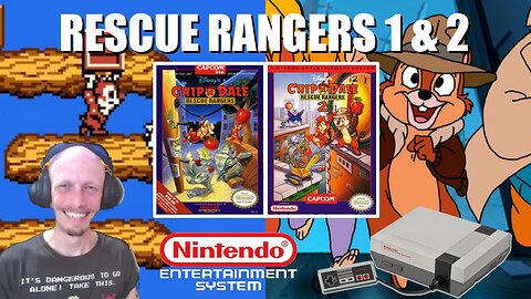 Chip 'n Dale Rescue Rangers 1 & 2 (NES): Help Rescue Gadget from the Greedy Grip of Fat Cat's Casino