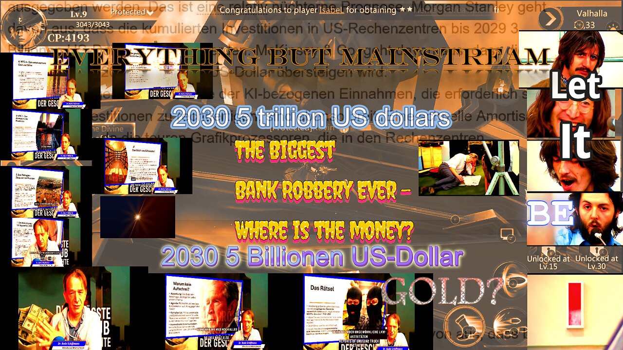 AI bubble . The Biggest Bank Robbery Ever(part1) . Let It Be