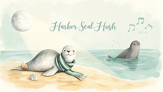 Harbor Seal Hush | Gentle Lullaby-Pop for Kids (Soft “Shh-Shh” Waves & Moonlit Calm)