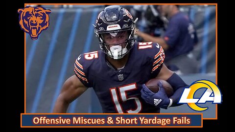 Offensive Miscues & Short Yardage Woes l Divisional Game Post Game vs Rams l Da Bears With Dark