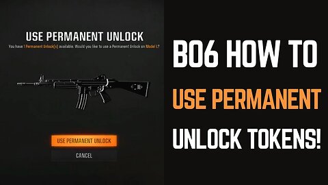 How to Use Permanent Unlock Token BO6: A Quick Guide!