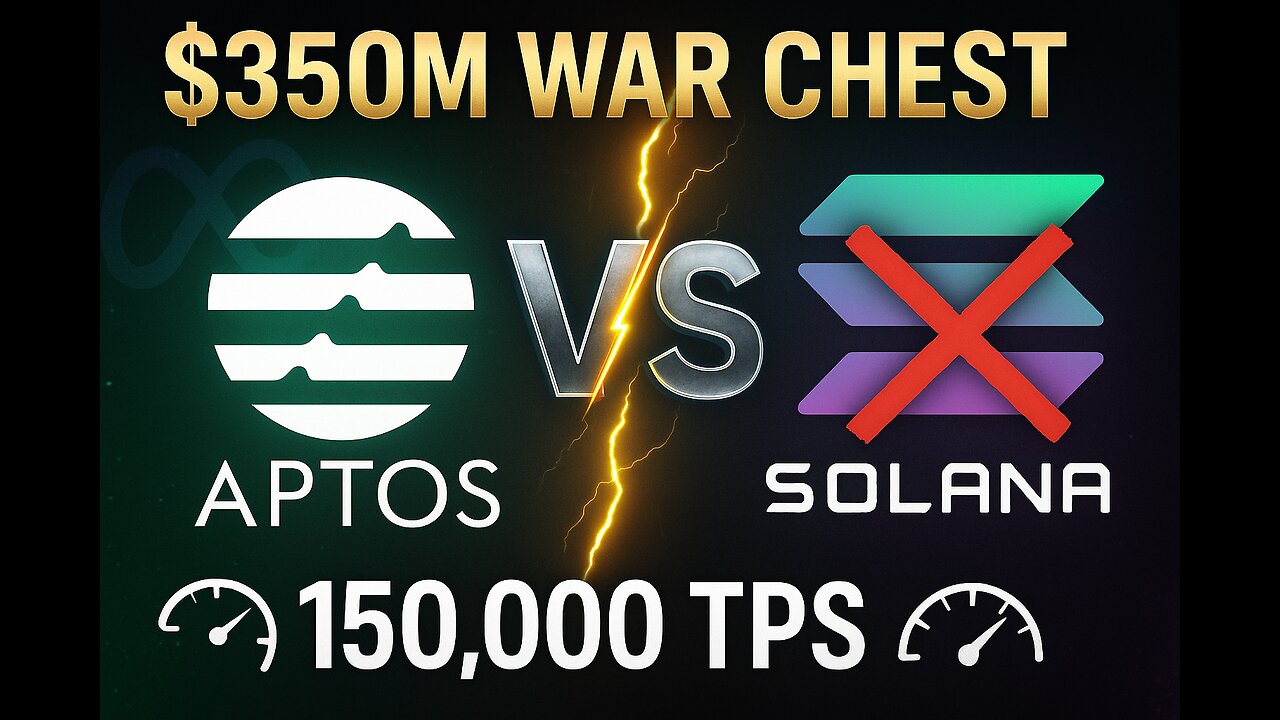 This $350M Crypto Could Kill Solana? Aptos Explained (Move Language & 150k TPS)