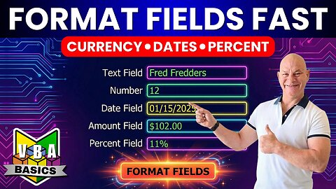 Stop Messy Inputs! Clean UserForm Fields Automatically in VBA