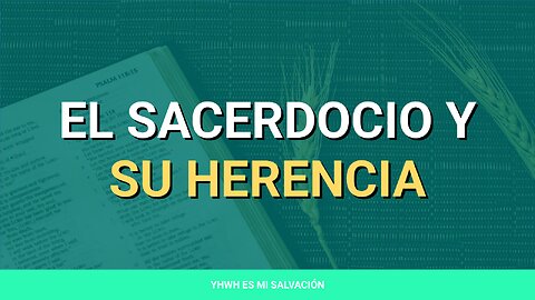 ✝️ ️El sacerdocio y su herencia | Números 18:20