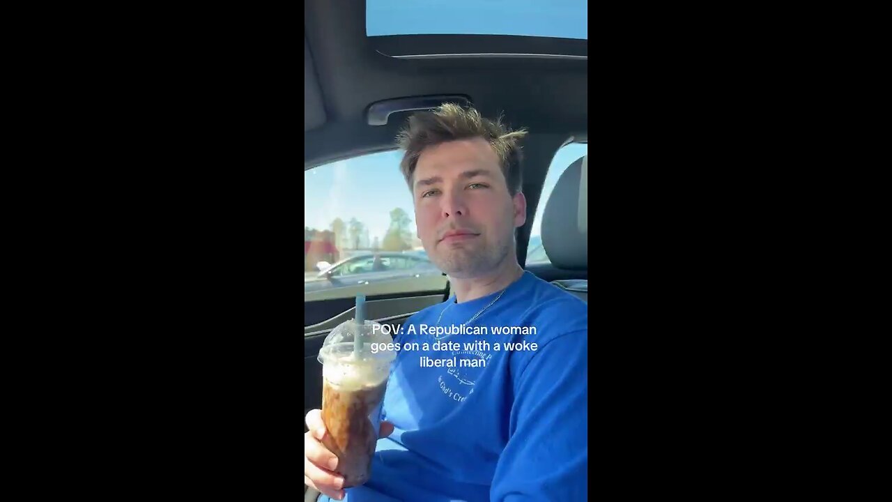 Picture It. Republican woman goes on a date with a woke liberal man.