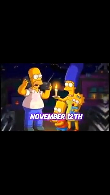 THE SIMPSONS GAVE AMERICA A HEADS-UP ABOUT NOVEMBER 12, 2025! 👊