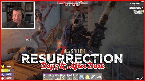 Insane Horde Prep! Bike from Shreckt, New Trade Route & Roof Build - 7 Days to Die Day 6