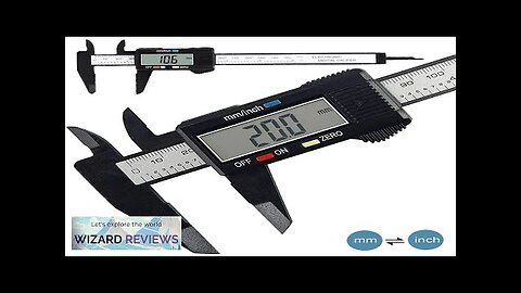 150mm 100mm Electronic Digital Caliper Carbon Fiber Dial Vernier Caliper Gauge Micrometer Review