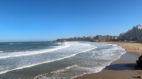 Playa vasco francesa hermosa