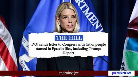 AG Bondi says 'all' Epstein files have been released